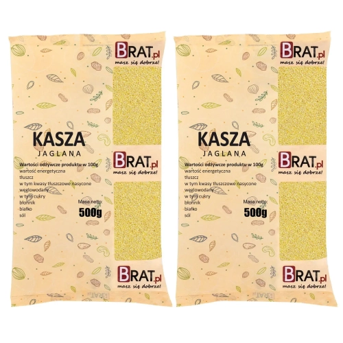 Kasza jaglana 1kg (2x500g)