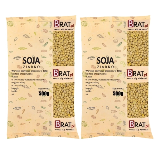 Soja ziarno 1kg (2x500g)