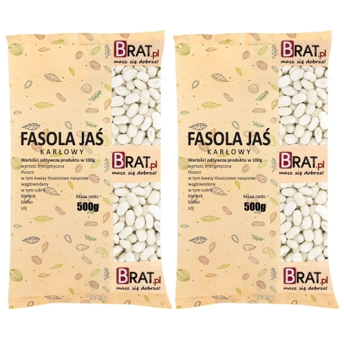Fasola Piękny Jaś karłowy 1kg (2x500g)