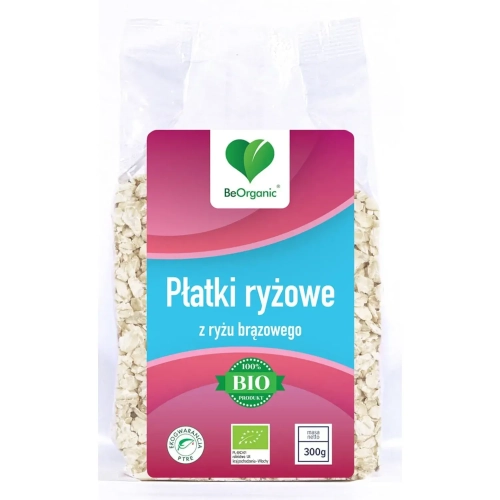 BeOrganic Płatki ryżowe EKO 300g
