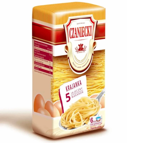 Makaron Czaniecki 5-jajeczny Krajanka 250g