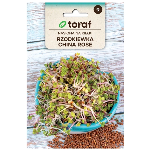 Nasiona na kiełki – Rzodkiewka CHINA ROSE 20g