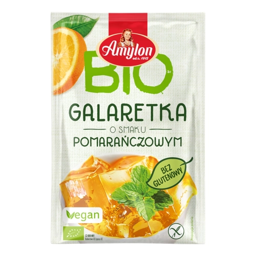 Galaretka agar pomarańczowa bezglutenowa BIO 40g