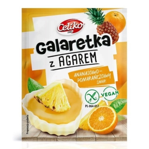 Galaretka agar ananas-pomarańcza bezglutenowa 45g