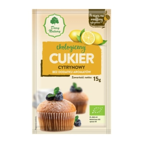 Cukier cytrynowy EKO 15g 