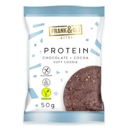 Miękkie ciasteczko VEGAN PROTEIN BROWNIE Czekolada i kakao 50g