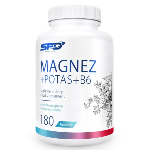 Magnez + Potas + B6 180tab - SFD