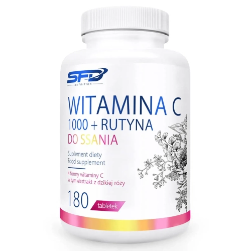 Witamina C 1000 + Rutyna 180tab do ssania - SFD