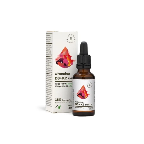 Witamina D3+K2mk7 forte 30ml - AURA