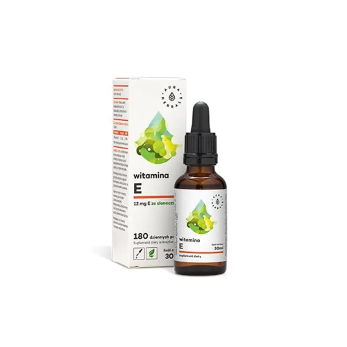 Witamina E  krople 30ml - AURA