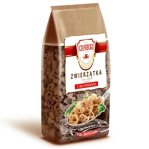 Makaron Czaniecki z błonnikiem Zwierzątka 250g