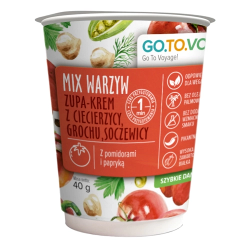 MIX WARZYW zupa krem z ciecierzycy, grochu i soczewicy 40g 