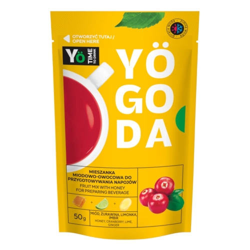 Mieszanka miodowo-owocowa z żurawiną 50g