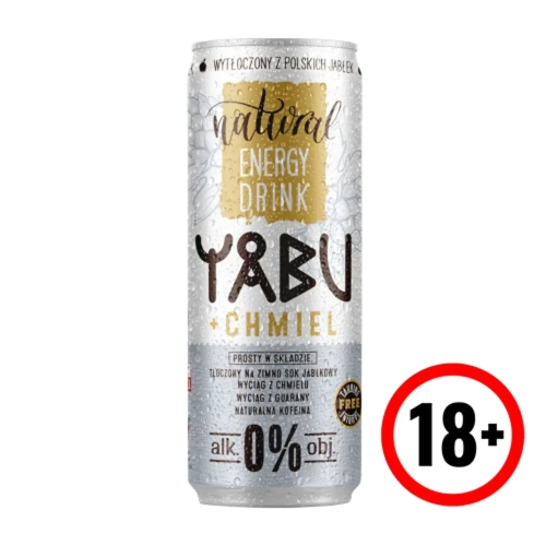 YABU Naturalny napój energetyczny CHMIEL 250ml
