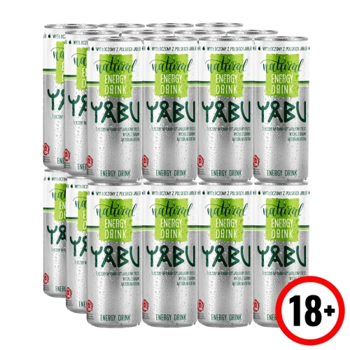 YABU Naturalny napój energetyczny 250ml x24