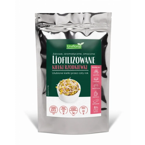 Liofilizowane kiełki rzodkiewki 20g