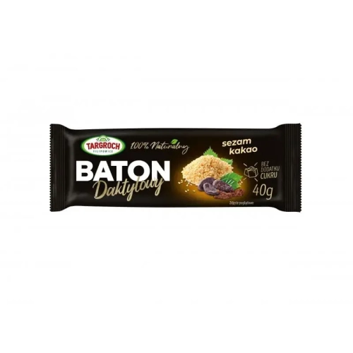 Baton daktylowy z sezamem i kakao 40g