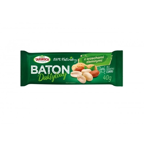 Baton daktylowy z orzechami ziemnymi 40g