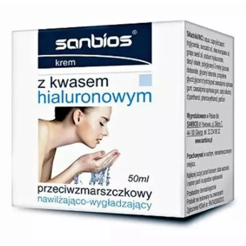 Krem z kwasem hialuronowym 50ml - SANBIOS