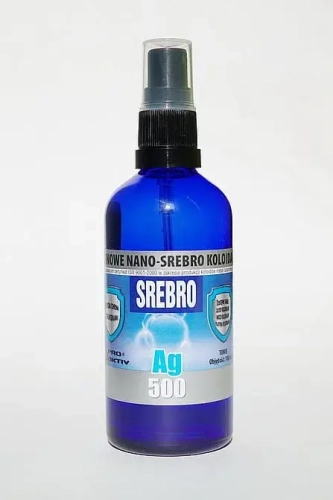 Nano-Srebro koloidalne SPRAY Ag500 100ml