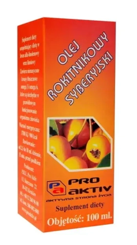 Olej Rokitnikowy Syberyjski 100ml - PRO ACTIV