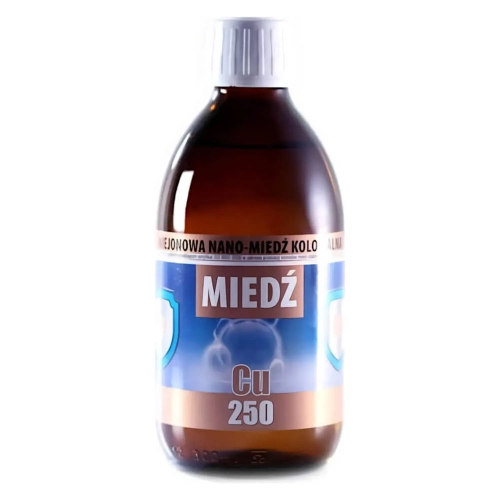 Nano-Miedź koloidalna Cu 250 300ml