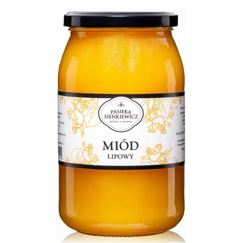 Miód Lipowy 900ml 1200g