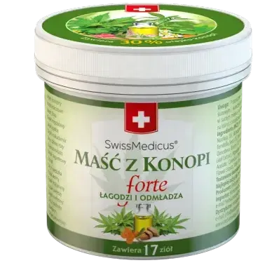 Maść z konopi Forte 125 ml - SwissMedicus