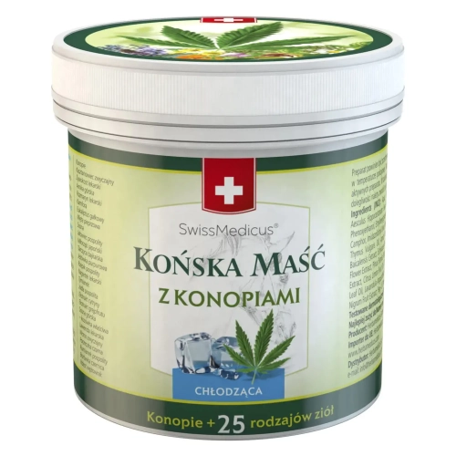 Końska maść chłodząca z KONOPIAMI 250 ml