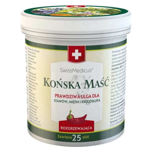 Końska maść rozgrzewająca 250 ml - Herbamedicus