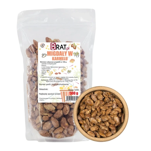 Migdały w karmelu 500g