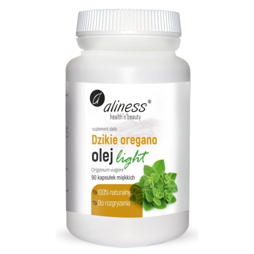 Dzikie Oregano Olej Light 100% 90kap - ALINESS