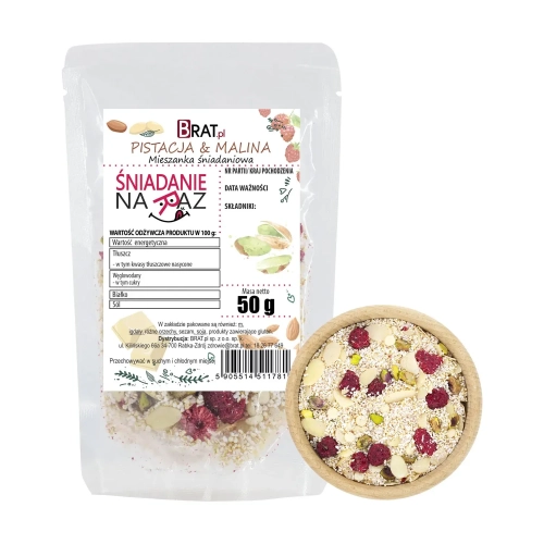 Pistacja & Malina - mieszanka śniadaniowa 50g