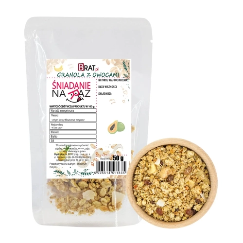 Granola z owocami 50g