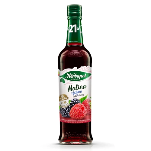 Syrop MALINA Z JEŻYNĄ suplement diety 420ml