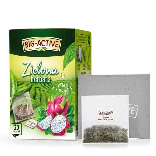 Herbata Zielona z pitają i miętą 1,7g x 20 szt.