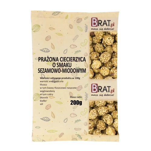 Prażona ciecierzyca o smaku sezamowo-miodowym 200g