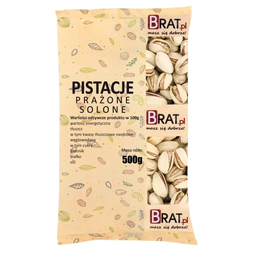Pistacje prażone solone 500g