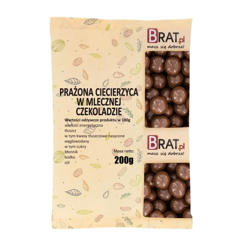 Prażona ciecierzyca w mlecznej czekoladzie 200g