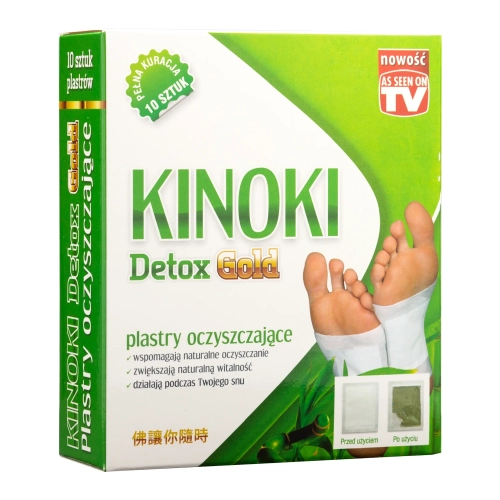 Plastry oczyszczające Kinoki Detox Gold 10szt.