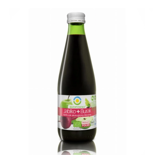 Jabłko + Burak 100% sok EKO tłoczony 300 ml
