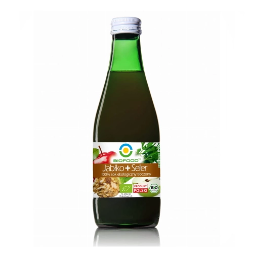 Jabłko + Seler 100% sok EKO tłoczony 300 ml