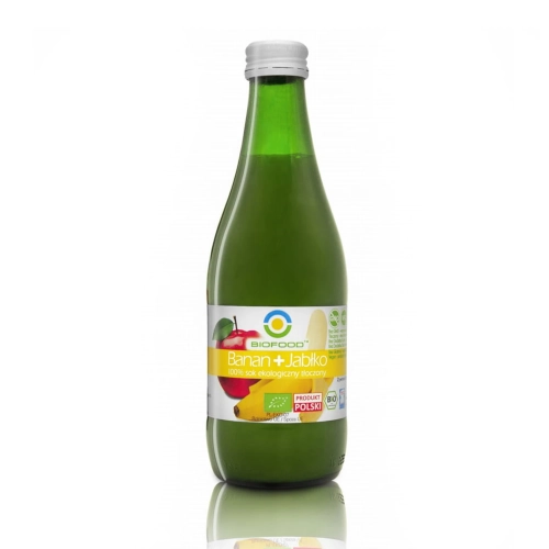Banan + Jabłko 100% sok EKO tłoczony 300 ml