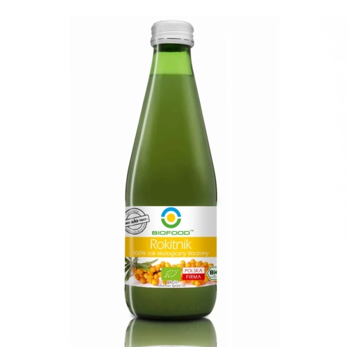 Rokitnik 100% sok EKO tłoczony 300 ml