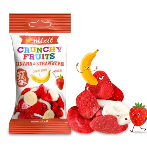 Liofilizowane owoce Banan Truskawka 23g