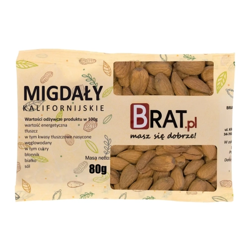 Migdały kalifornijskie 80g