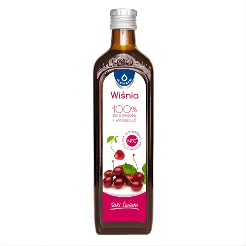 Wiśnia z witaminą C sok 490 ml