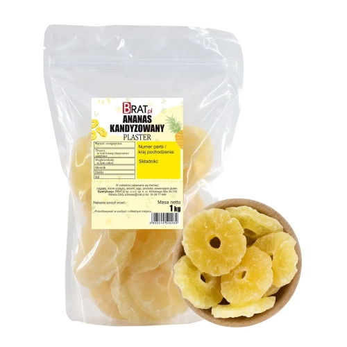 Ananas kandyzowany plaster 1kg