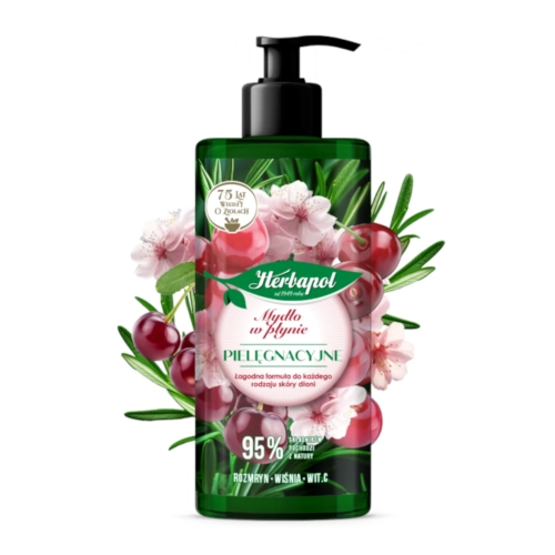 Mydło w płynie rozmaryn-wiśnia 390ml