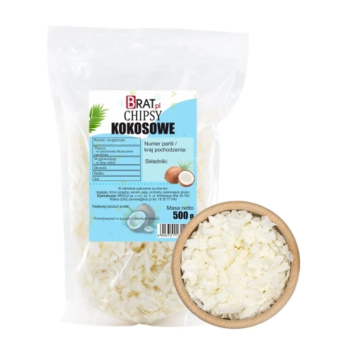 Chipsy kokosowe 500g
